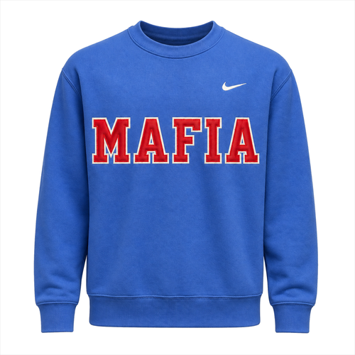 Store product photo of the royal MAFIA crewneck