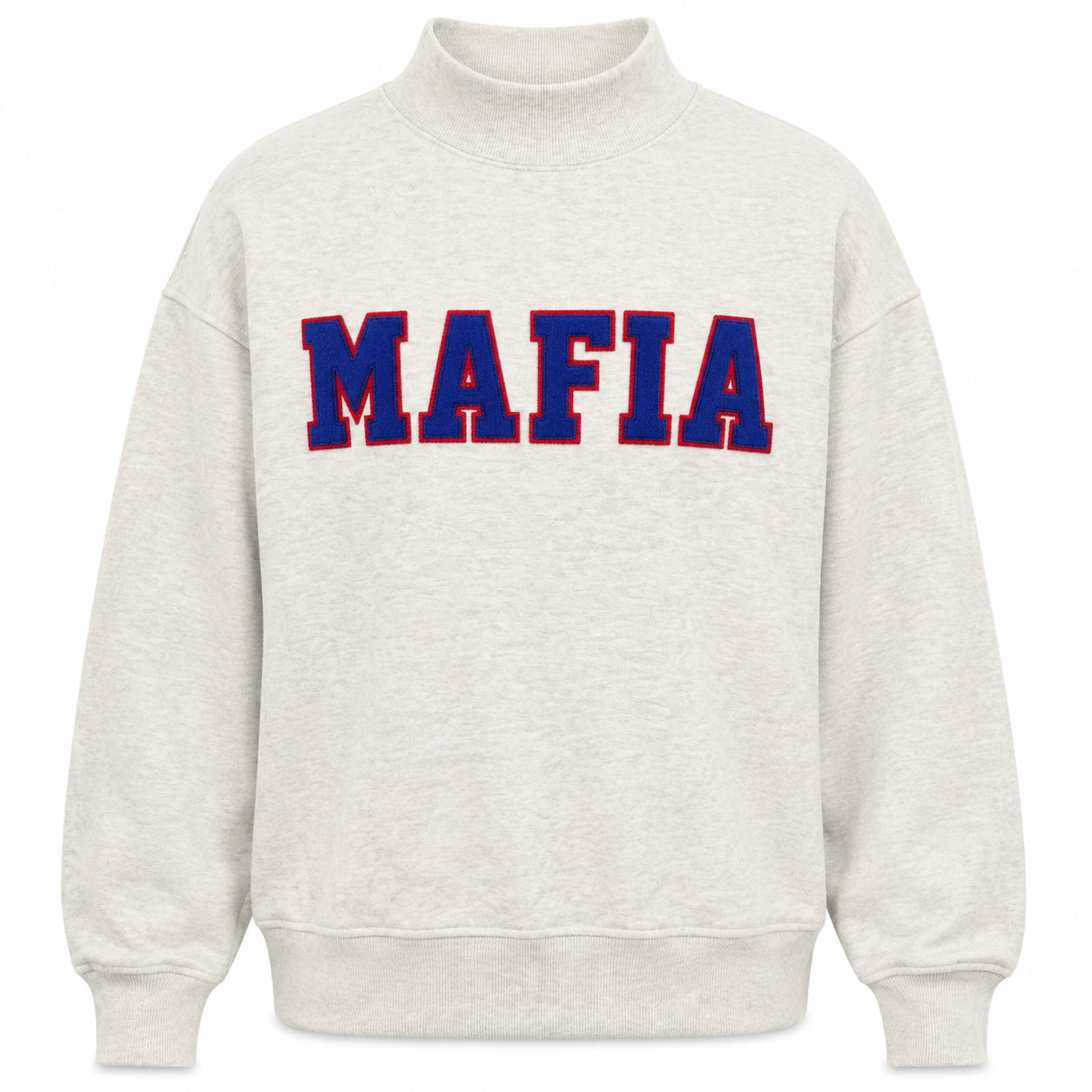 MAFIA Oatmeal Mock Neck