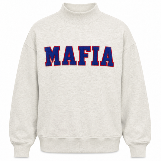 MAFIA Oatmeal Mock Neck